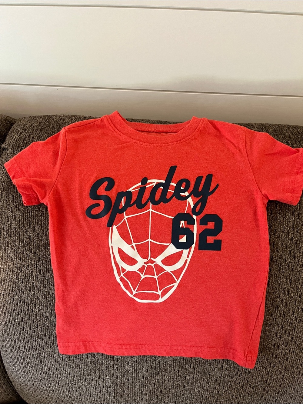 Marvel Jumping Beans Red 'Spidey 62' Graphic Kids Tee 2T EUC